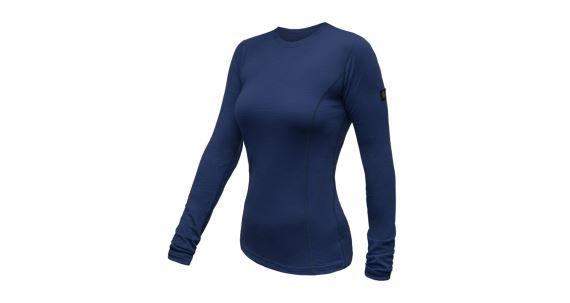 Dámske funkčné tričko s dlhým rukávom Sensor Merino Active Deep blue