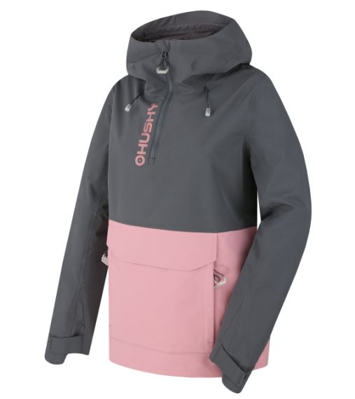 Dámsky Husky Hardshell Nabbi L dk. grey/pink