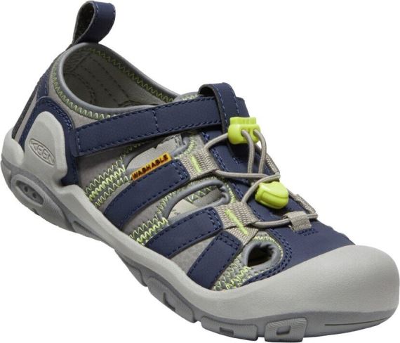 Detské nízke topánky Keen Knotch Creek Youth steel grey/blue depths