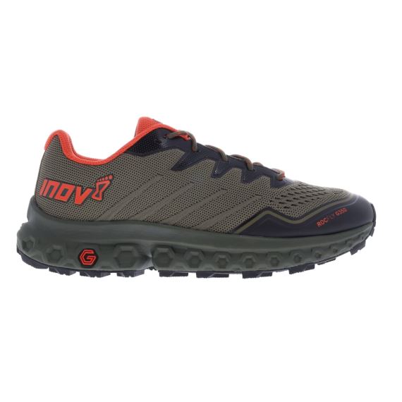 Pánska treková obuv Inov-8 Rocfly G 350 M (S) Olive/orange