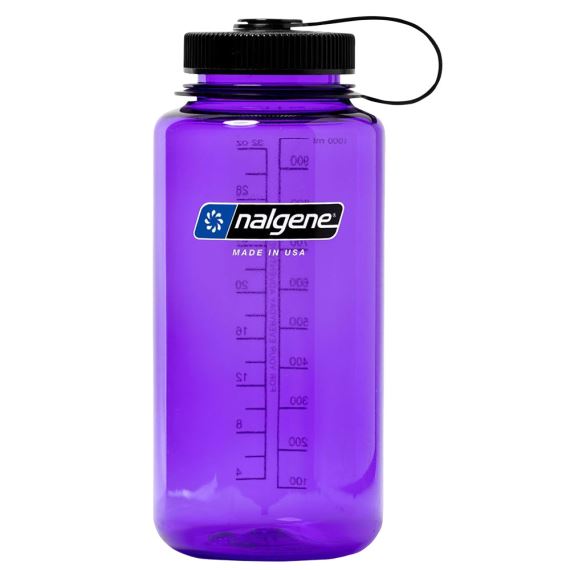 Fľaša Nalgene so širokým hrdlom 1000 ml fialová