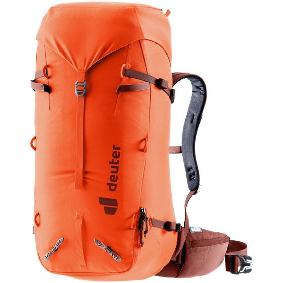 Dámsky expedičný batoh Deuter Guide SL 32+8L One-size Papaya-redwood