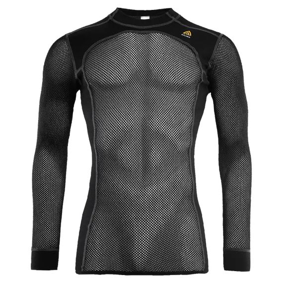 Pánske termotričko Aclima WoolNet Crew Neck Men, čierna