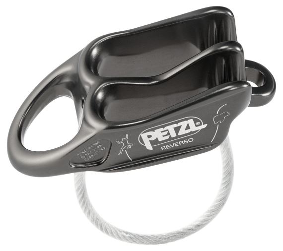 PETZL Reverso brzda šedá