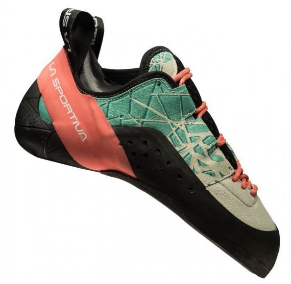 La Sportiva Kataki Woman mint/coral dámska výkonnostná lezecká obuv