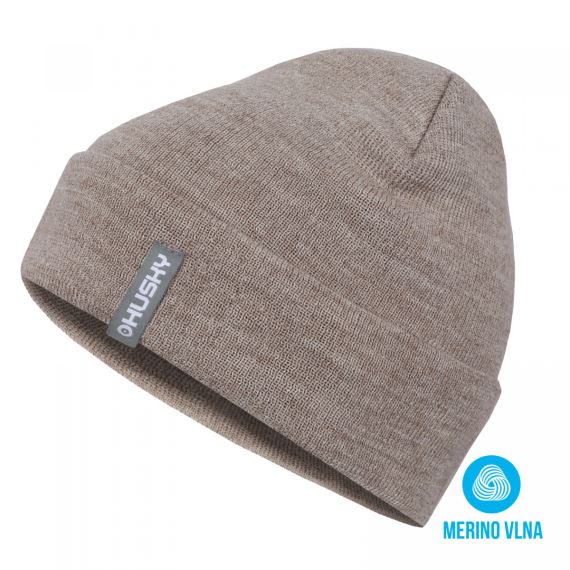 Dámska merino čiapka Husky Merhat 4 beige S-M