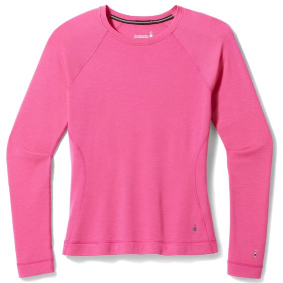 Dámske funkčné tričko s dlhým rukávom Smartwool W Classic Thermal Merino Crew Boxed Power pink