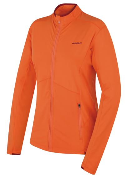 Dámska funkčná mikina Husky Tarp Zip L lt.orange