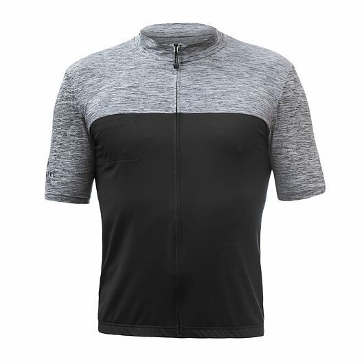 Pánsky cyklistický dres s celým rukávom Sensor Cyklo Motion black/grey