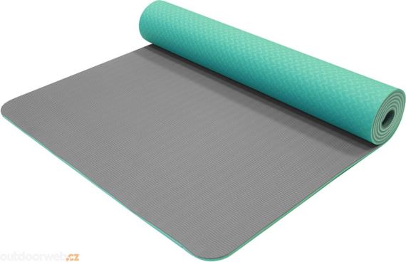 YOGA MAT YATE TPE- protišmykový povrch, tyrkysová/šedá 1730x610x6 mm