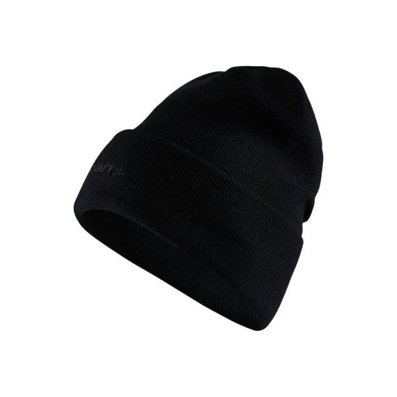 Unisex pletená čiapka Craft Core Essence Beanie black