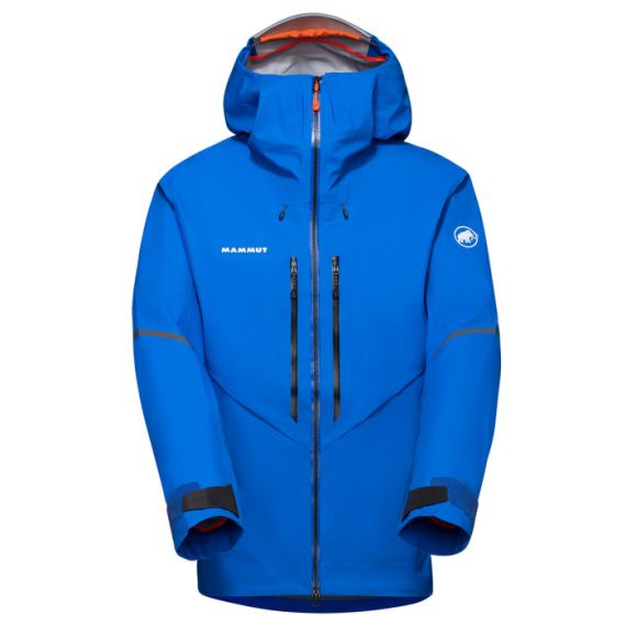 Pánska nepremokavá bunda Mammut Nordwand Advanced HS Hooded Jacket Men azurite