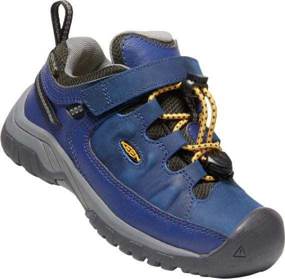 Detská obuv Keen Targhee Low WP Youth blue depths/forest night