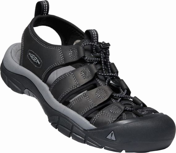 Pánske sandále KEEN Newport Men black/steel grey