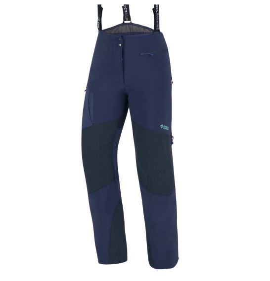 Dámske softshellové nohavice Direct Alpine Couloir PLUS LADY 1.0 indigo/mentol