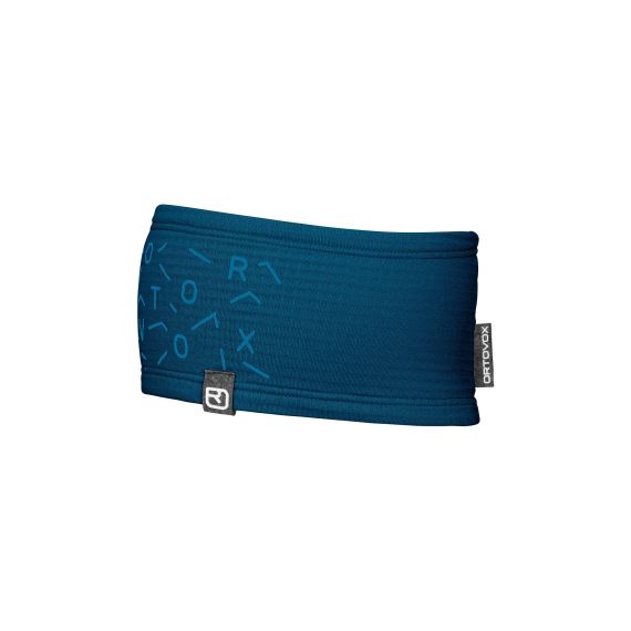 Čelenka Ortovox Fleece Light Grid Headband Petrol blue unisex