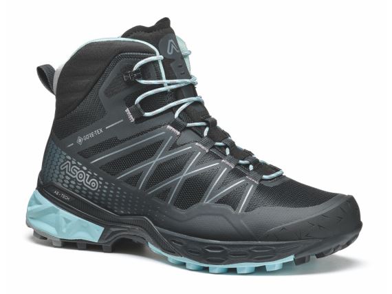 Dámske členkové topánky Asolo Tahoe Mid GTX ML black/celadone