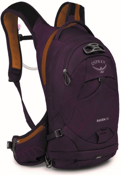 Dámsky cyklistický batoh Osprey Raven 10L Aprium purple