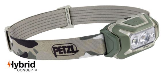 Vodotesná čelovka Petzl Aria 2 RGB Camo