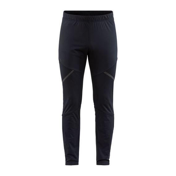 Pánske zateplené softshellové nohavice CRAFT Glide Wind Tights black