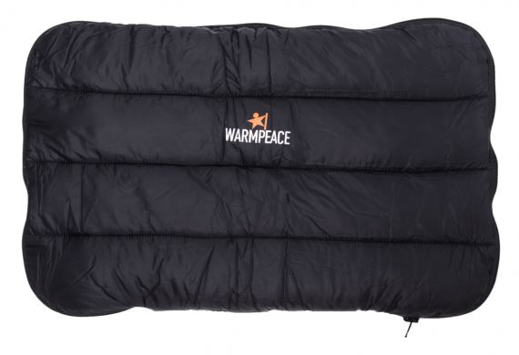 Vankúš Warmpeace Down Zippered black