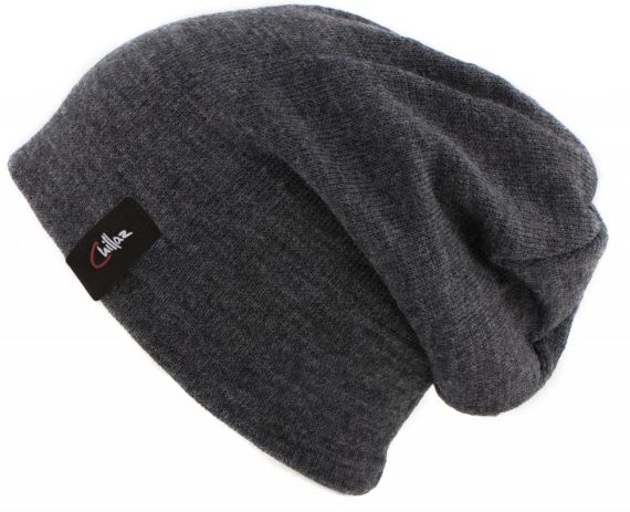 Chillaz Relaxed Beanie tmavo šedá melanžová