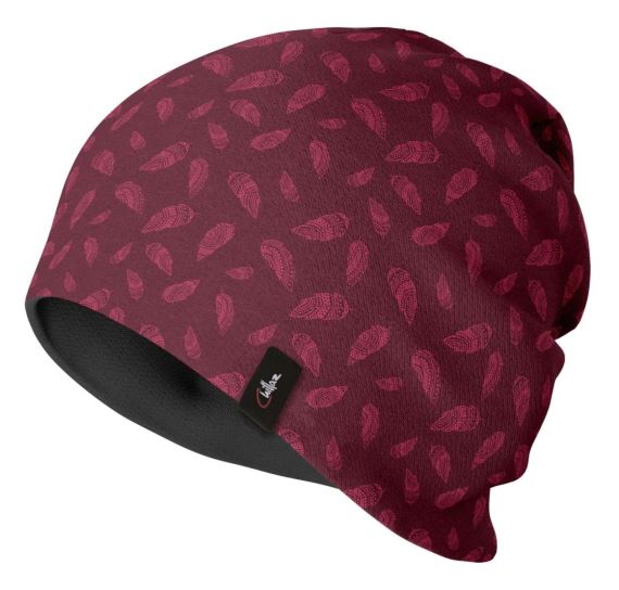 Čiapka Chillaz Active Featjer Ornament burgundy