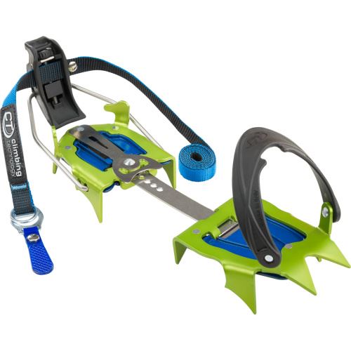 Šplhacie mačky Climbing Technology SNOW FLEX SEMIAUTOMATIC 10 hrotov zelené