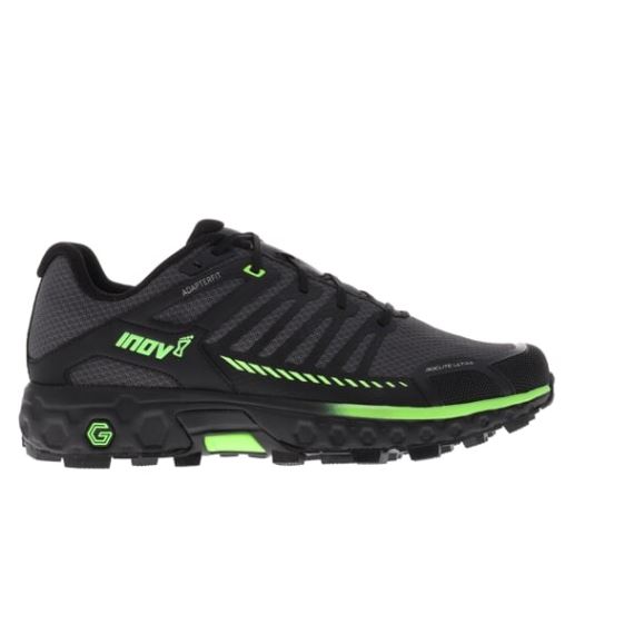 Pánska bežecká obuv Inov-8 Roclite Ultra G 320 M black/green