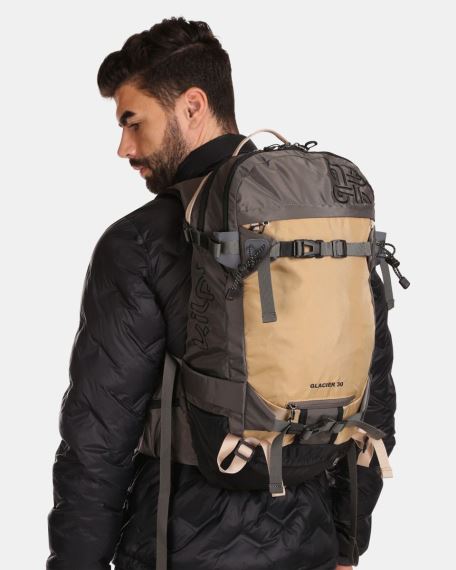 Freeridový batoh Kilpi Glacier-U 30L beige