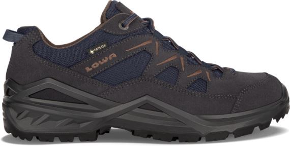 Pánska obuv Lowa Sirkos EVO GTX LO navy/brown