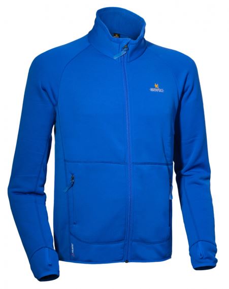 Pánska bunda Warmpeace Trevor Powerstretch royal blue