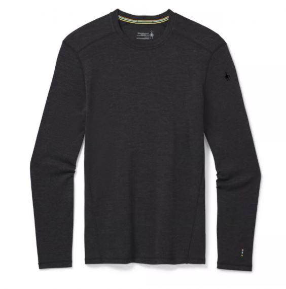 Pánske tričko Smartwool M Merino 250 Baselayer Crew charcoal heather