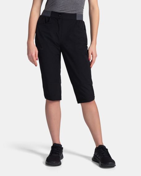 Dámske outdoorové 3/4 nohavice Kilpi Meedin-W Black