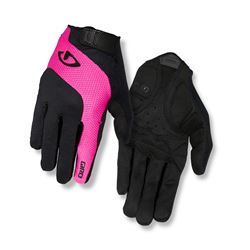 Dámske cyklistické rukavice Giro Tessa LF black/pink