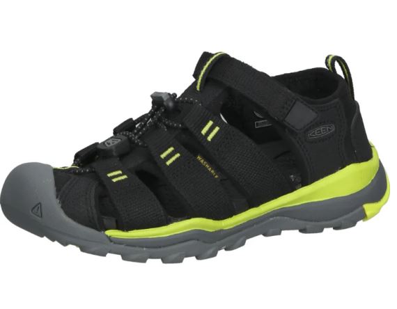 Detské sandále KEEN Newport Neo H Children black/evening primrose