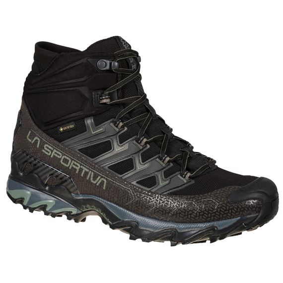 Pánska členková obuv La Sportiva Ultra Raptor II Mid Wide GTX black/clay