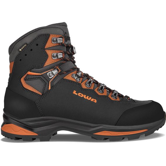 Pánska členková obuv Lowa Camino Evo GTX Black/orange