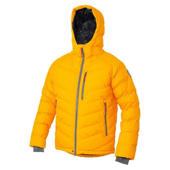 Unisex páperová bunda Warmpeace Hillpeak saffron