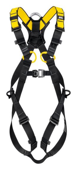 Postroj Petzl Newton Európska verzia Black/yellow