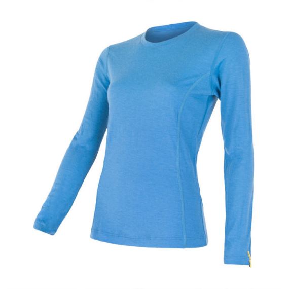 Dámske funkčné tričko s dlhým rukávom SENSOR Merino Active blue