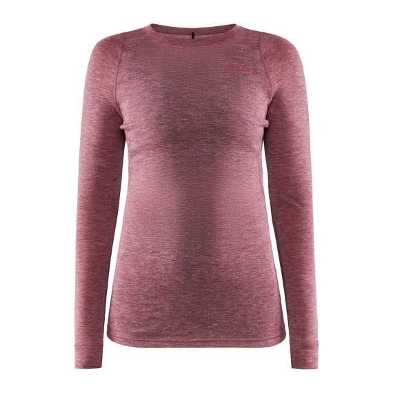 Dámske funkčné tričko Craft Core Wool Merino LS pink