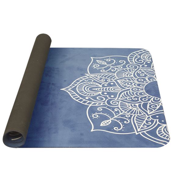 Podložka na jogu Yate Yoga Mat 1850x680x1 mm vzor C modrá