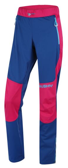 Dámske softshellové nohavice Husky Kala L pink/blue