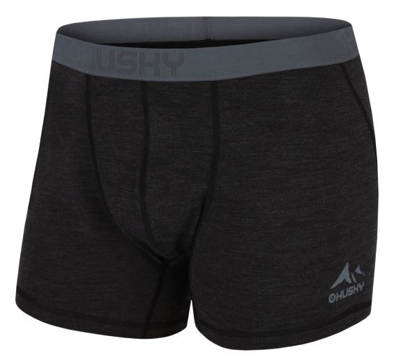 Pánske merino boxerky Husky Mex M black