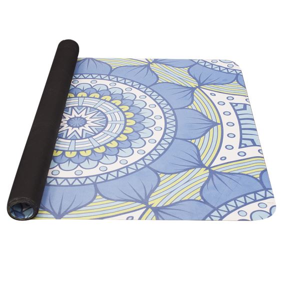 Podložka na jogu Yate Yoga Mat 1850x680x1 mm vzor B teal