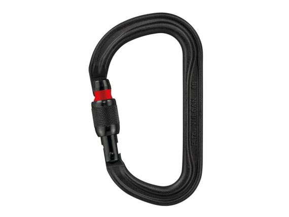 Karabína PETZL Konektor Vulcan Screw-lock čierny