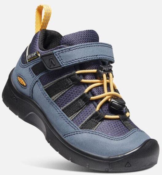 Detské nízke topánky Keen Hikeport 2 Low WP YOUTH blue nightsts/sunflower