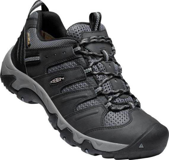 KEEN Koven WP Pánske black/drizzle trekové topánky