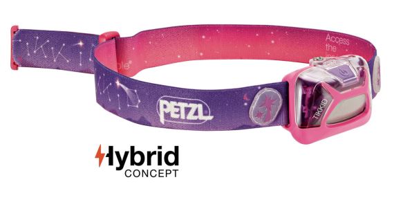 Čelovka PETZL Tikkid pink